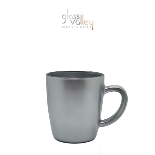 Cappuccino Mug Gray Metallic